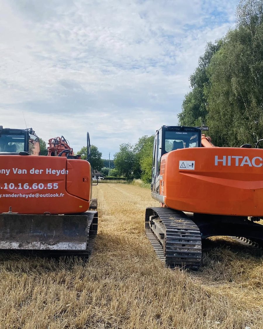 Pelle Hitachi floquée Vanderheyde TP